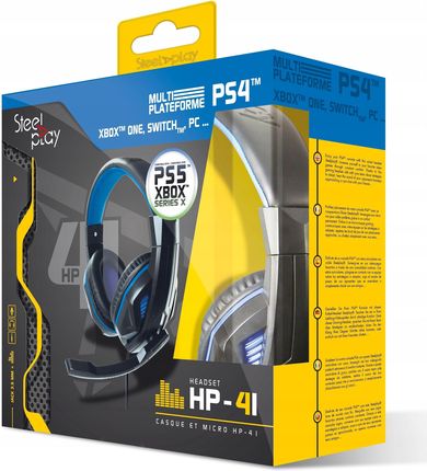 Steelplay HP-41 Wired Gaming Headset - Zestaw słuchawkowy - Sony PlayStation 4 (3760210998876)