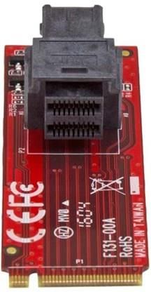 U.2 (SFF-8643) to M.2 PCI Express 4.0 x4 Host Adapter Card for 2.5 U.2 NVMe SSD - TAA