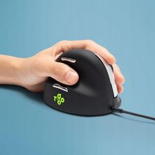Mysz R-Go Tools R-Go HE Mouse Vertical Mouse Medium Left - Ergonomiczne myszki - 5 - Czarny (RGOHELE) - zdjęcie 1