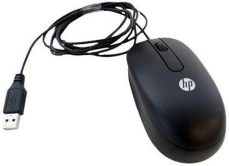 HP I USB Optical Scroll Mouse - Myszy - Laserowe / optyczne - 3 - Czarny (674316001)