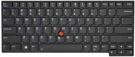 Lenovo - notebook replacement keyboard - English - US - black - Klawiatura zamienna notebooka - Czarny (01YP309)