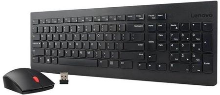 Zestaw klawiatura + mysz Lenovo Essential Wireless Combo - keyboard and mouse set - Dutch - Zestaw i - Czarny (4X30M39468)