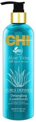 Chi Aloe Vera Curl Odżywka Wzmacnia Kręcone 340 ml