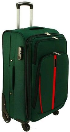 Średnia walizka PELLUCCI S-020 M Zielona - zielony
