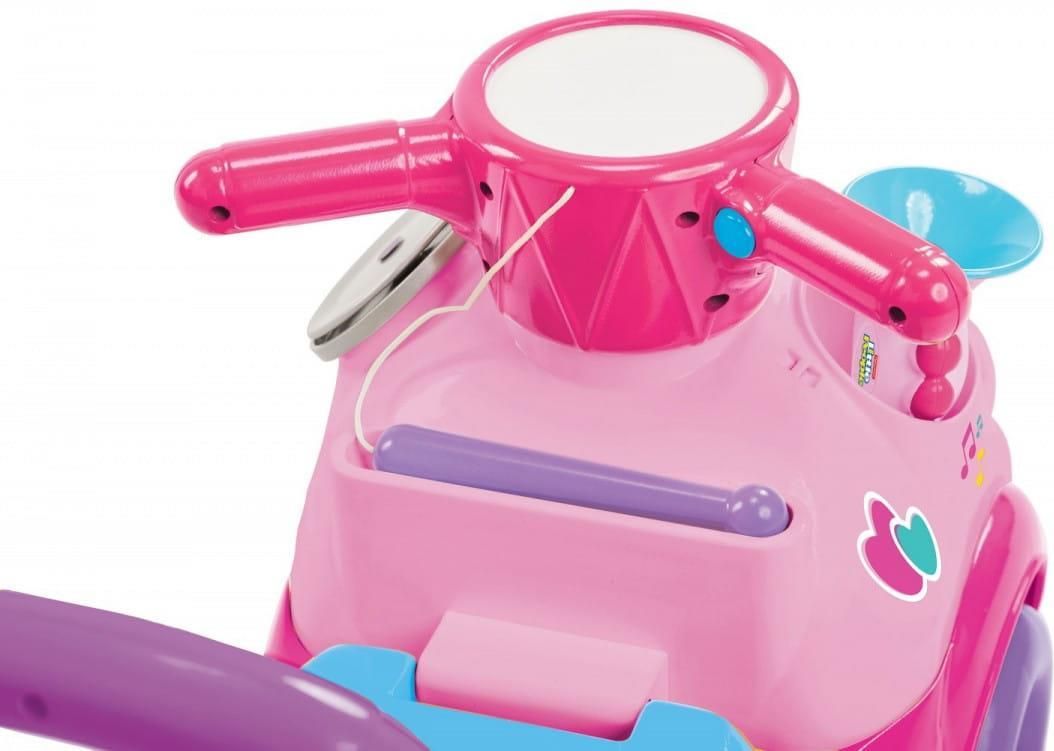 Fisher Price Muzyczna Parada Jeździk Różowy 64799 - zdjęcie 4 Fisher Price Muzyczna Parada Jeździk Różowy 64799