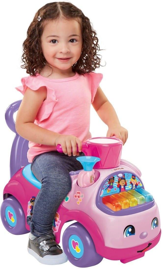 Fisher Price Muzyczna Parada Jeździk Różowy 64799 - zdjęcie 6 Fisher Price Muzyczna Parada Jeździk Różowy 64799