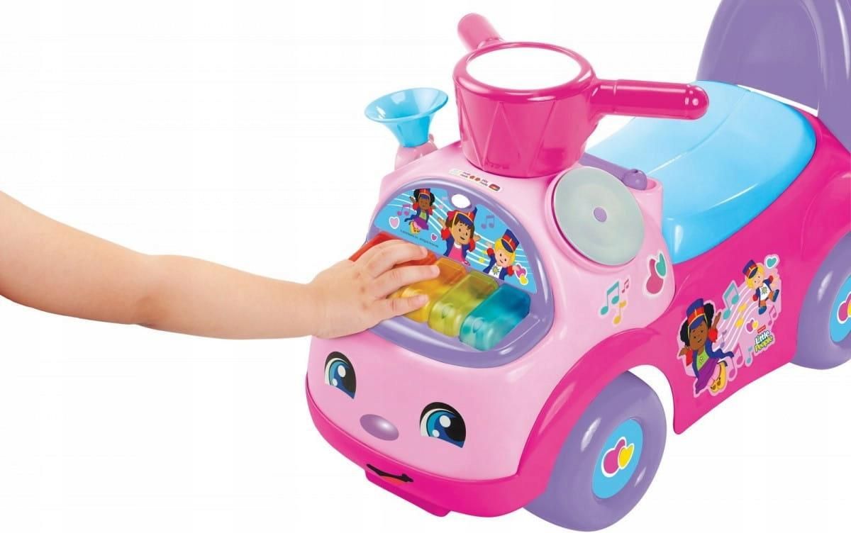 Fisher Price Muzyczna Parada Jeździk Różowy 64799 - zdjęcie 7 Fisher Price Muzyczna Parada Jeździk Różowy 64799