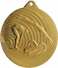 Medal Stalowy Pływanie Fi 70 Mmc3074 Złoty - Trofea sportowe
