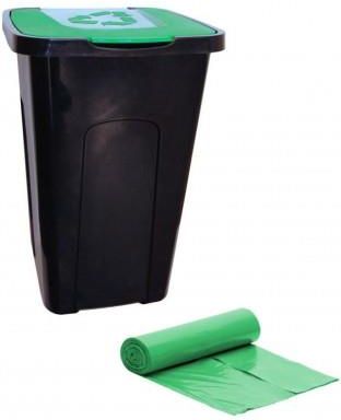 Keeeper Pojemnik Do Segregacji Śmieci Sorta 50L Zielony (50Lzi)