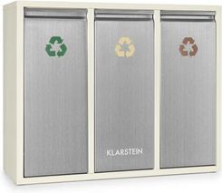 Klarstein 3 Kosz Pojemniki Na Śmieci Separator Sortownik 45L