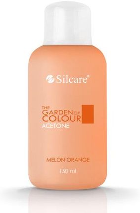 silcare The Garden of Colour Acetone aceton do usuwania żelowych lakierów hybrydowych Melon Orange 150ml