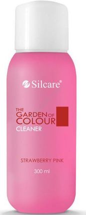 silcare The Garden of Colour Cleaner płyn do odtłuszczania płytki paznokcia Strawberry Pink 150ml