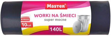 Master Worki Na Śmieci Czarny 140L (S026)