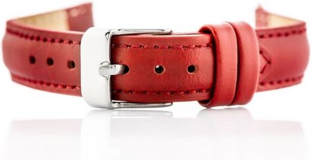 Pacific Pasek skórzany do zegarka W46  czerwony  12mm 
