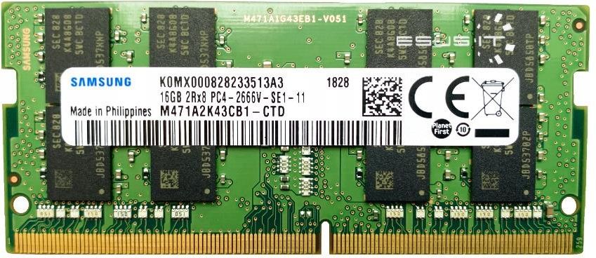 Samsung 16GB DDR4 メモリ 8枚セット Pamięć RAM Samsung 16GB DDR4 (M471A2K43CB1-CTD) - Opinie i ceny na