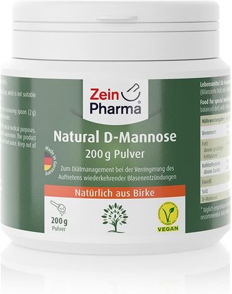 Zeinpharma Naturalna D-Mannoza W Proszku 200 G