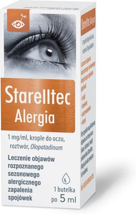 Starelltec Alergia 1 mg/ml krople do oczu 5ml