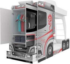 Zdjęcie Łóżko Piętrowe Z Szafą Tir Mega Truck 195x80 Z Grafiką - Rzeszów