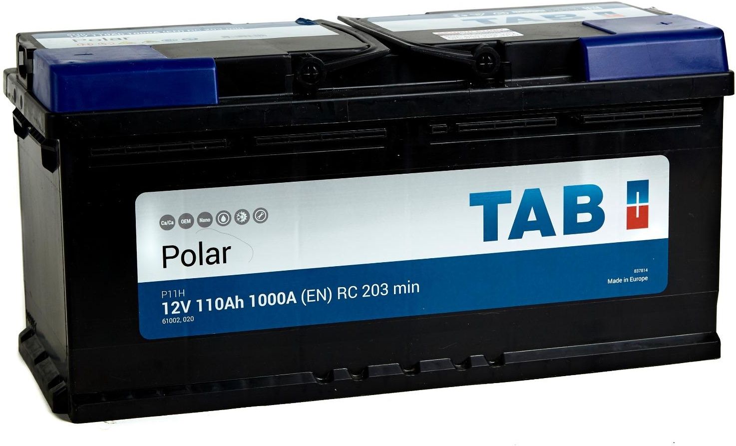 Аккумулятор автомобильный tab polar