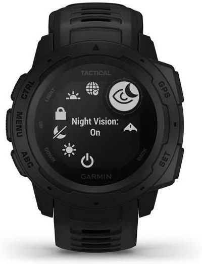 Garmin Instinct Tactical ブラック Zegarek Garmin Instinct 3 45 mm Solar Tactical Edition