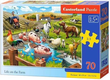 Castorland Puzzle 70El. Życie Na Farmie
