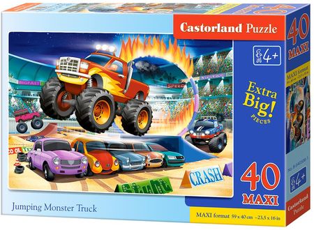 Castorland Puzzle Maxi 40El. Jumping Monster Truck