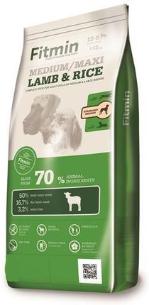 Fitmin Dog Medium Maxi Lamb&Rice Jagnięcina I Ryż 3kg