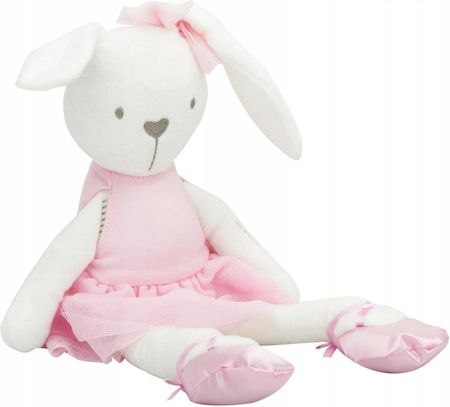 Maskotka pluszowa królik w różowej sukience 42cm