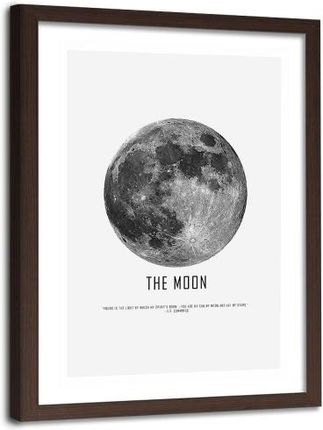 Feebe Obraz W Ramie Brązowej Księżyc (4940012458296)