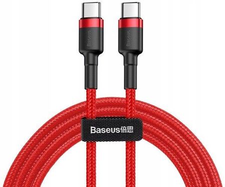 Baseus Kabel USB-C Cafule 2m Czerwony (CATKLF-H09)