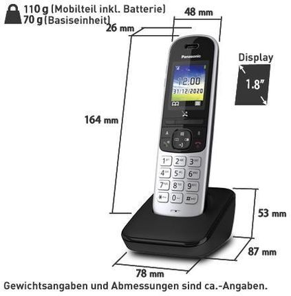 Opinie Telefon ceny na - i KX-TGH710PDS Panasonic
