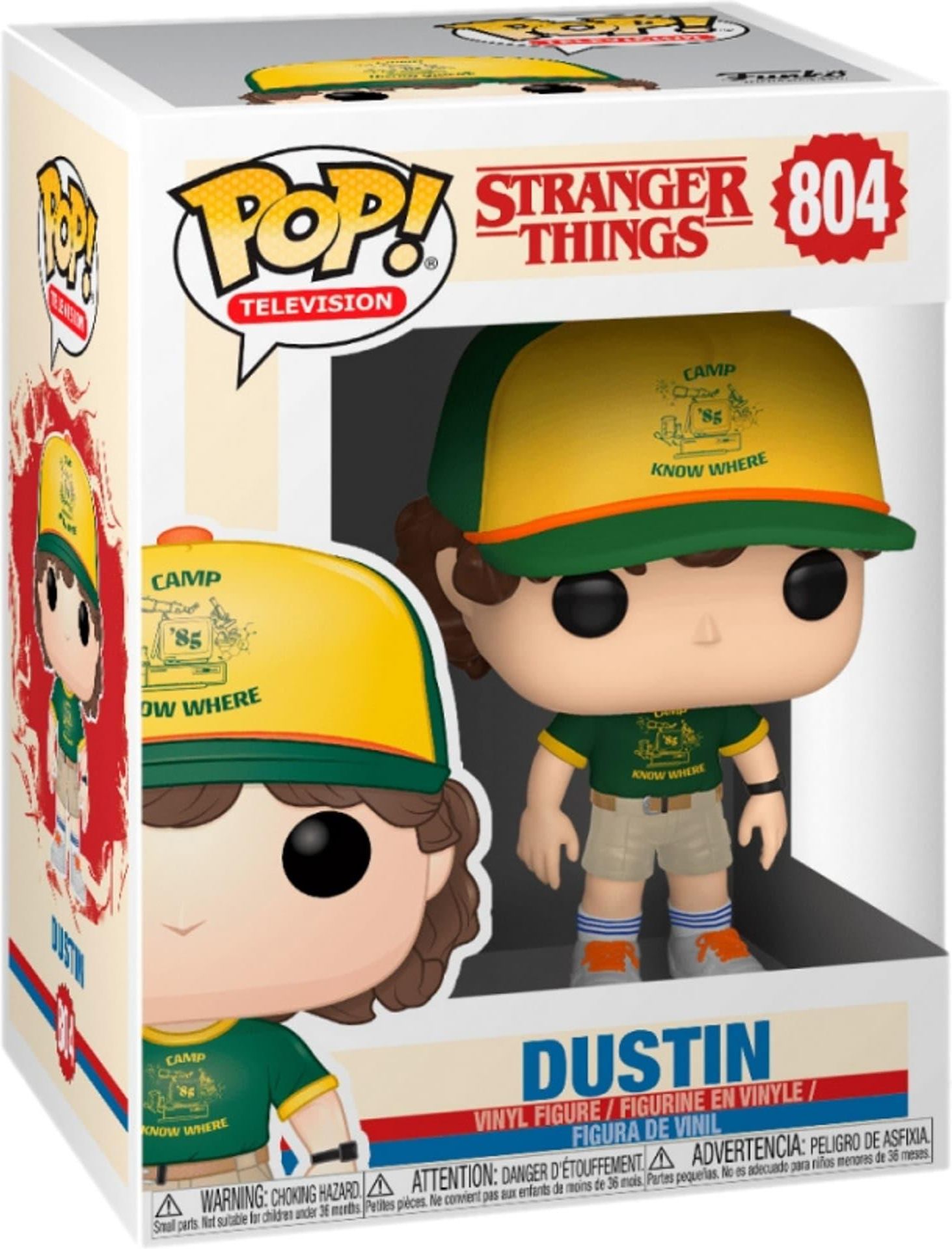 FUNKO POP ストレンジャー シングス DUSTIN Funko POP! Stranger Things, figurka kolekcjonerska, Dustin