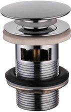 Zdjęcie Kuchinox Korek Spustowy Klik-Klak Z Przelewem Chrom (CKK02R1) - Gorlice