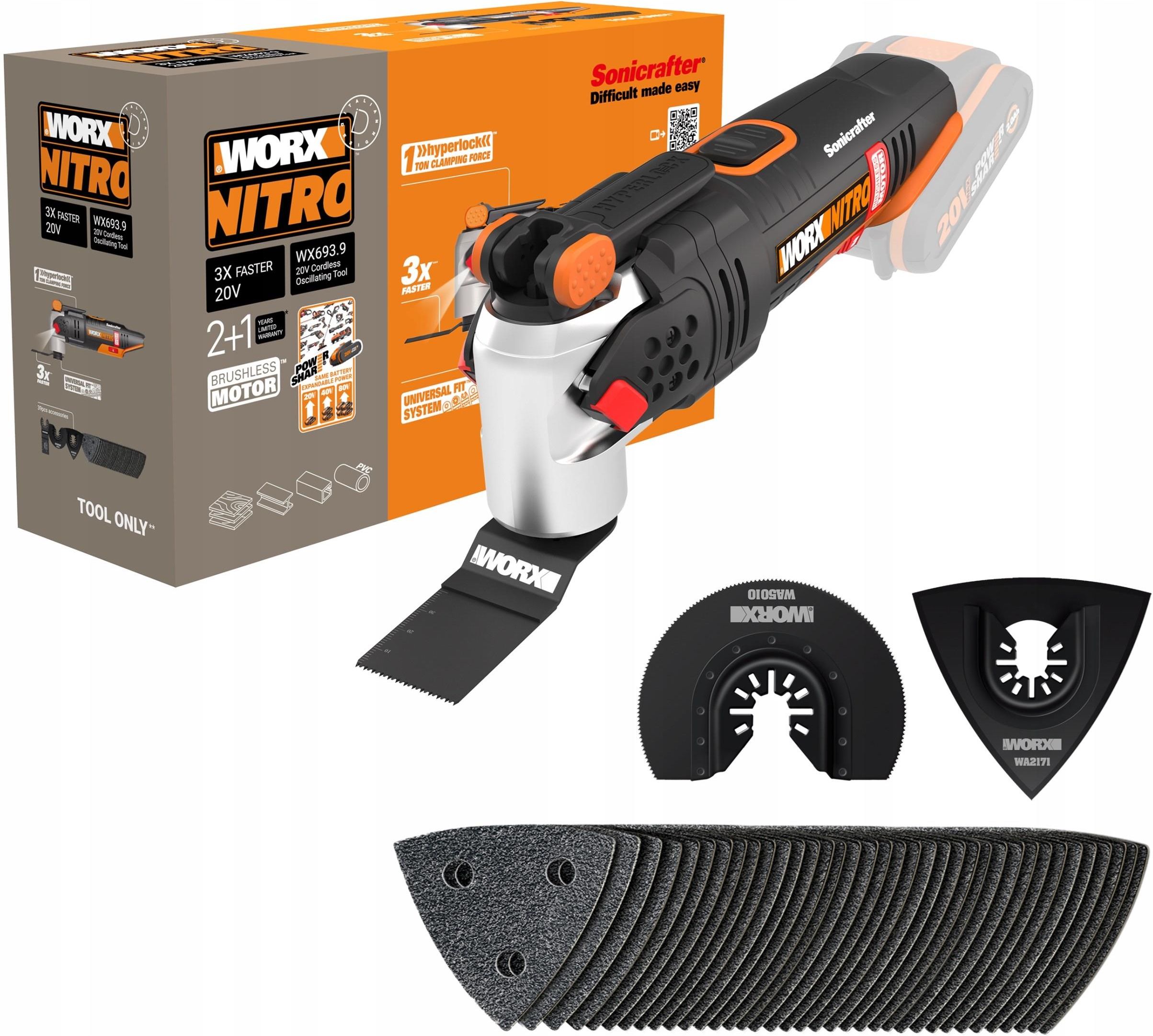 Worx Sonicrafter WX693.9 Opinie i ceny na Ceneo.pl