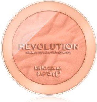 Makeup Revolution Reloaded pudrowy róż dla długotrwałego efektu Peach Bliss 7,5g