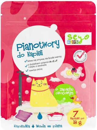 Seyo Kids Pianotwory Pudrowe Do Kąpieli 7 Szt