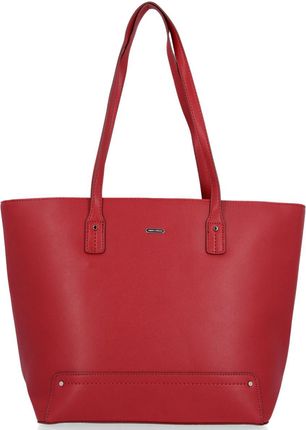 Torebka damska David Jones shopper czerwona A4 Ceny i Torebka damska David Jones shopper czerwona A4 Ceny i