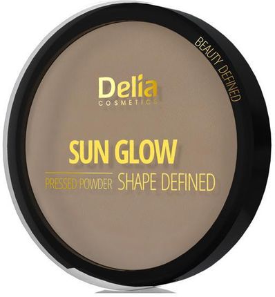 Delia Shape Defined Sun Glow Brązujący Puder W Kamieniu 402 Brunette 9G