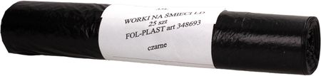 Fol-Plast Worki Śmieci 35L Czarne Ldpe 25 (Im1003)