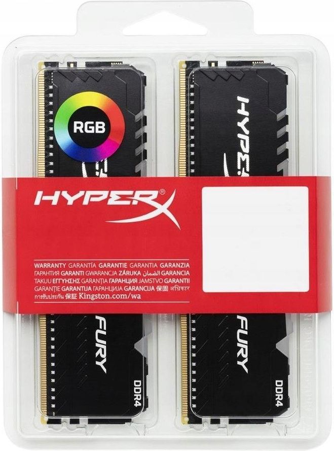 Pamięć RAM HyperX Fury 32GB (2x16GB) DDR4 3200MHz CL16 RGB