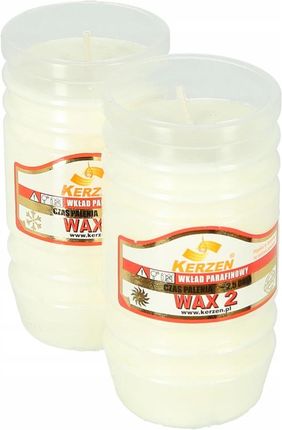 Kerzen Wax Wkłady parafinowe do zniczy 2 dni 30szt.