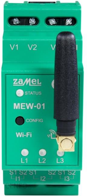 Zamel Monitor Energii Elektrycznej Wi-Fi 3F+N Mew-01