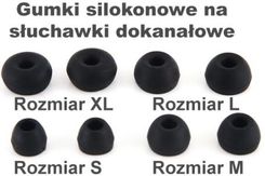 Zdjęcie Mp3Store Gumki Silikonowe T200 Rozmiar L Black - Wrocław