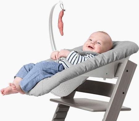 【美品】STOKKE TRIPP TRAPP NEWBORN SET グレー STOKKE Siedzisko TRIPP TRAPP NEWBORN SET GREY✓Opinie