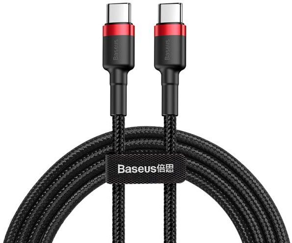 Kabel Baseus CATKLF-H91 (USB 30 typu C M - USB 20 M; 2m; czarno-czerwony)