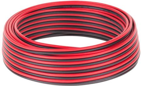 cabletech Kabel głośnikowy CCA 0.75mm czarno-czerwony 10M