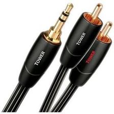 Kabel AQ Tower JR 3,5 mm/2x RCA, 1,5 m (qtowjr0015) Czarny