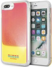guess GUHCI8LGLCPI iPhone 7/8 Plus różowy/pink hard case California Glow in the dark (iphone8plus)