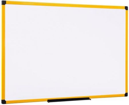 Bi Office Biała Tablica Do Pisania Magnetyczna Żółta Ramka 900X600 Mm