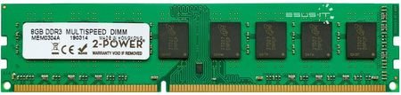 2-POWER 8GB UDIMM DDR3 1600MHz (MEM0304A)
